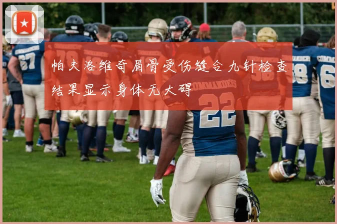帕夫洛维奇眉骨受伤缝合九针检查结果显示身体无大碍